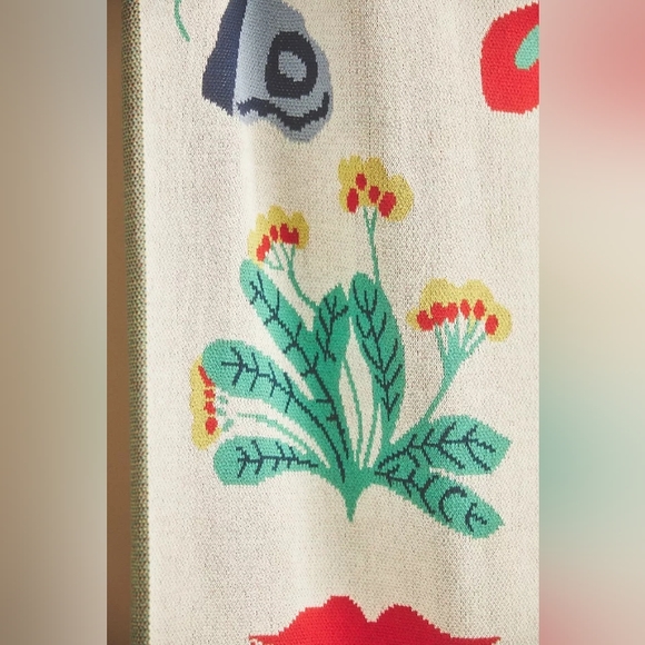 NWT Anthro Pernille Rosenkilde Throw Blanket - Picture 2 of 6